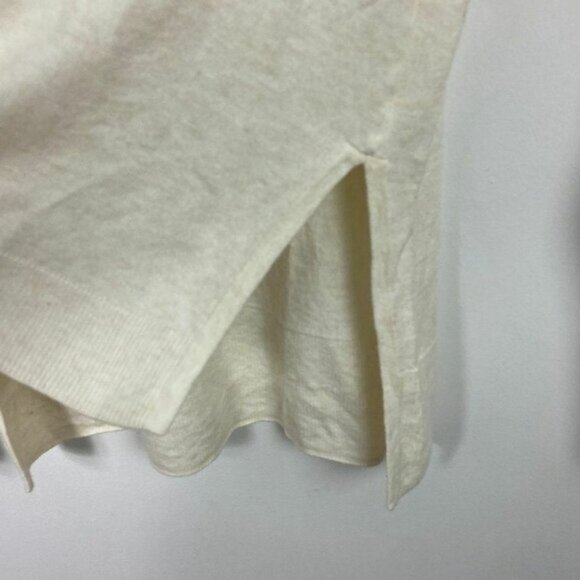 Toad and Co Merino Wool Tencel Knit Sweater Cream Jacinta Crew Neck Size Large L - Picture 5 of 11